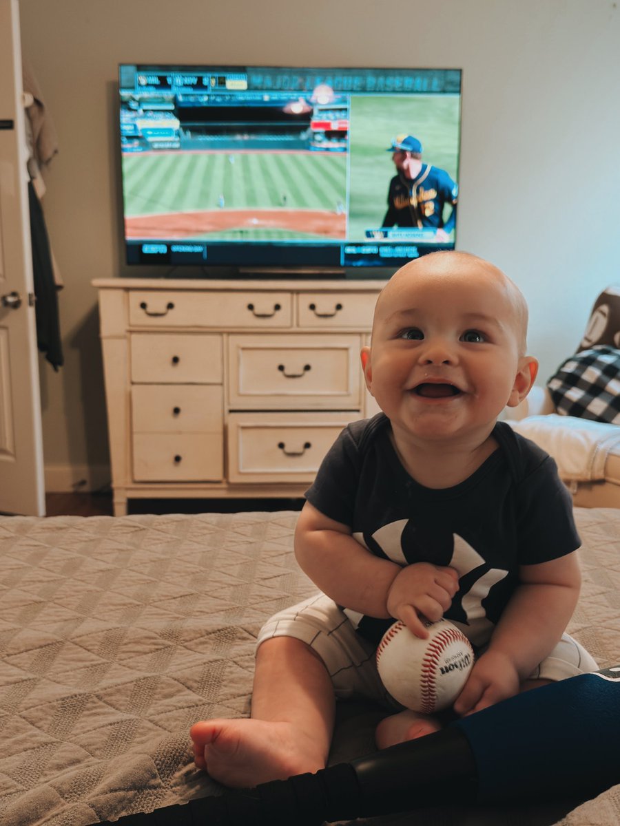 TD’s first opening day! Go Yankees. Go baseball! #openingday