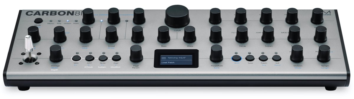 We're excited to announce the <a href="/ModalElectronic/">Modal Electronics</a> CARBON8M is coming! 

The little sibling of the 37 key CARBON8 is an 8-voice experimental synth module that introduces radical new ways to create, experiment and perform next-generation synth sounds. Available to order now for $999🇨🇦