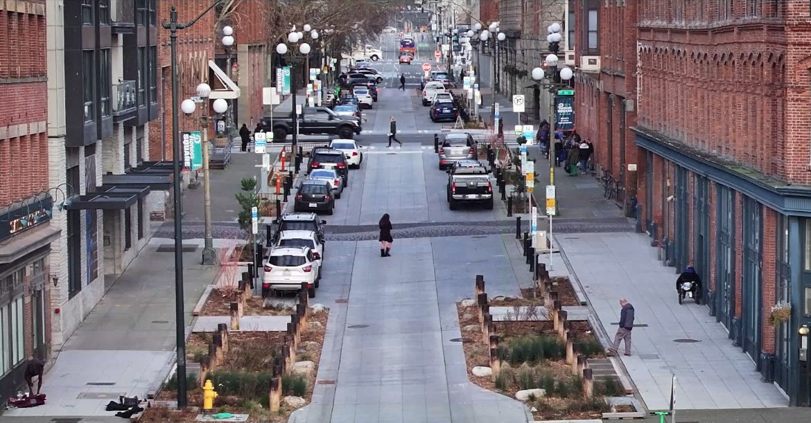 Seattle’s oldest neighborhood just got a fresh look! <a href="/WaterfrontSEA/">Waterfront Seattle</a>'s Pioneer Square revitalization merges history with modern upgrades, creating a more walkable &amp; connected community. Learn more about the improvements: youtu.be/upWaXs9sfEM?fe…

<a href="/CityofSeattle/">City of Seattle</a>