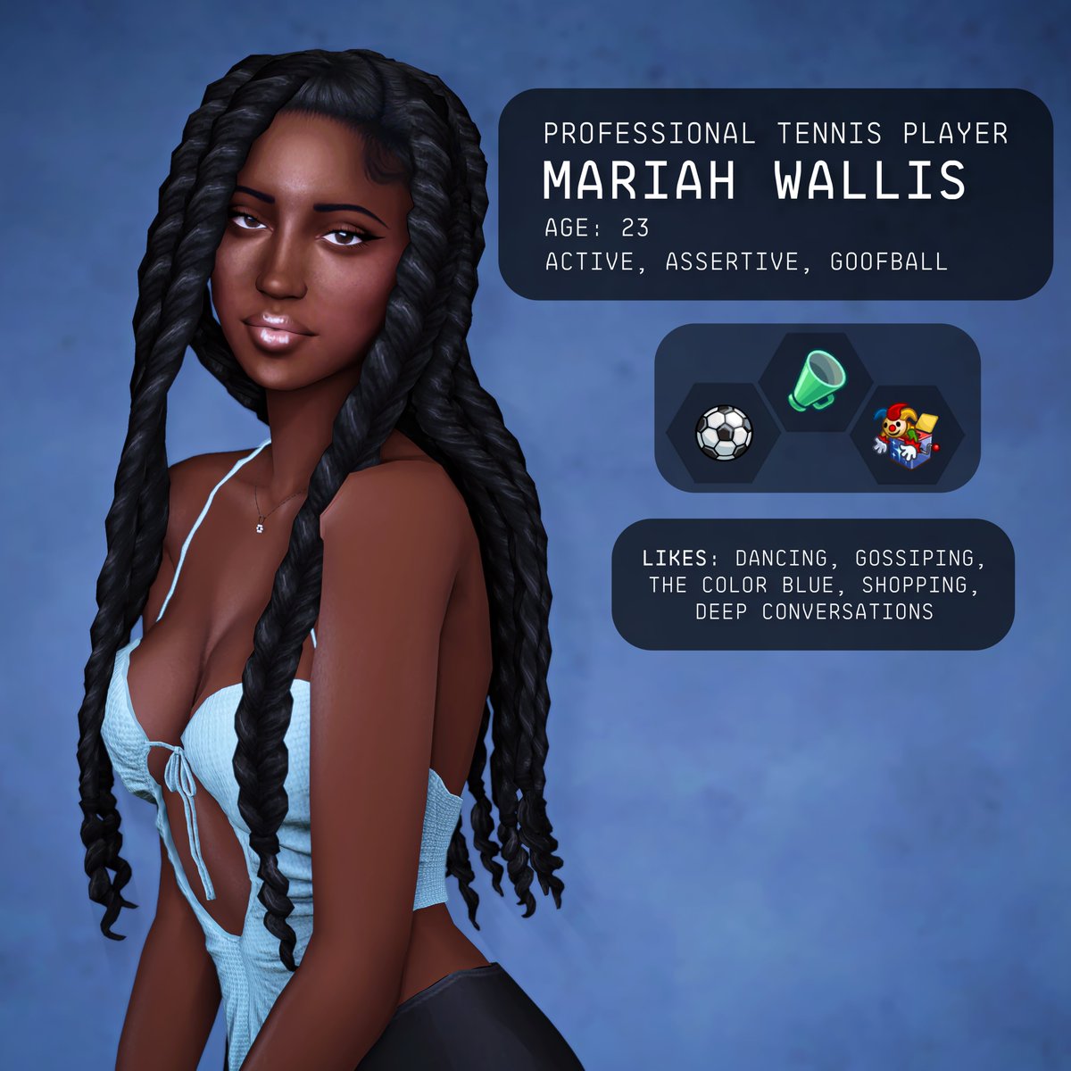 digidahn's tweet image. i made mariah and elias their own character sheets,, #ShowUsYourSims