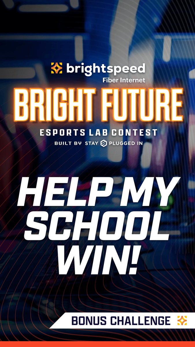 Help <a href="/OrangeHS_OEDA/">Orange Engineering Design Academy</a> and <a href="/OrangeHS_NC/">Orange High School</a> win the @goBrightspeed Bright Future Esports Lab Contest!

We need your support—just repost this and spread the word! The more engagement, the better our chances!

Post exactly what I did &amp; use #BrightFutureContest to help us win!"