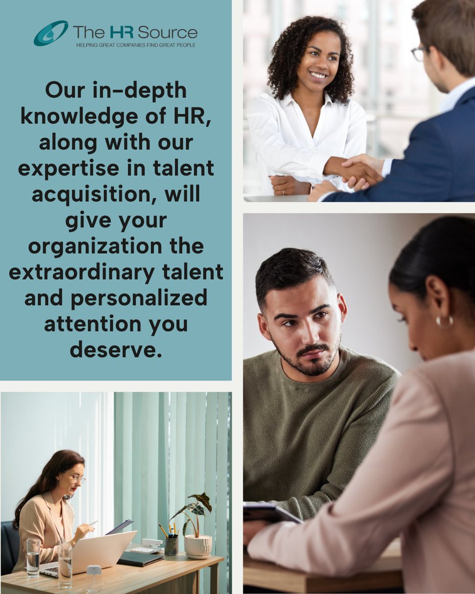 HR Expertise. Exceptional Talent. Personalized Solutions.

With our deep HR knowledge and talent acquisition expertise, we connect your organization with extraordinary talent while providing the personalized attention you deserve. Let’s build a stronger team—together!