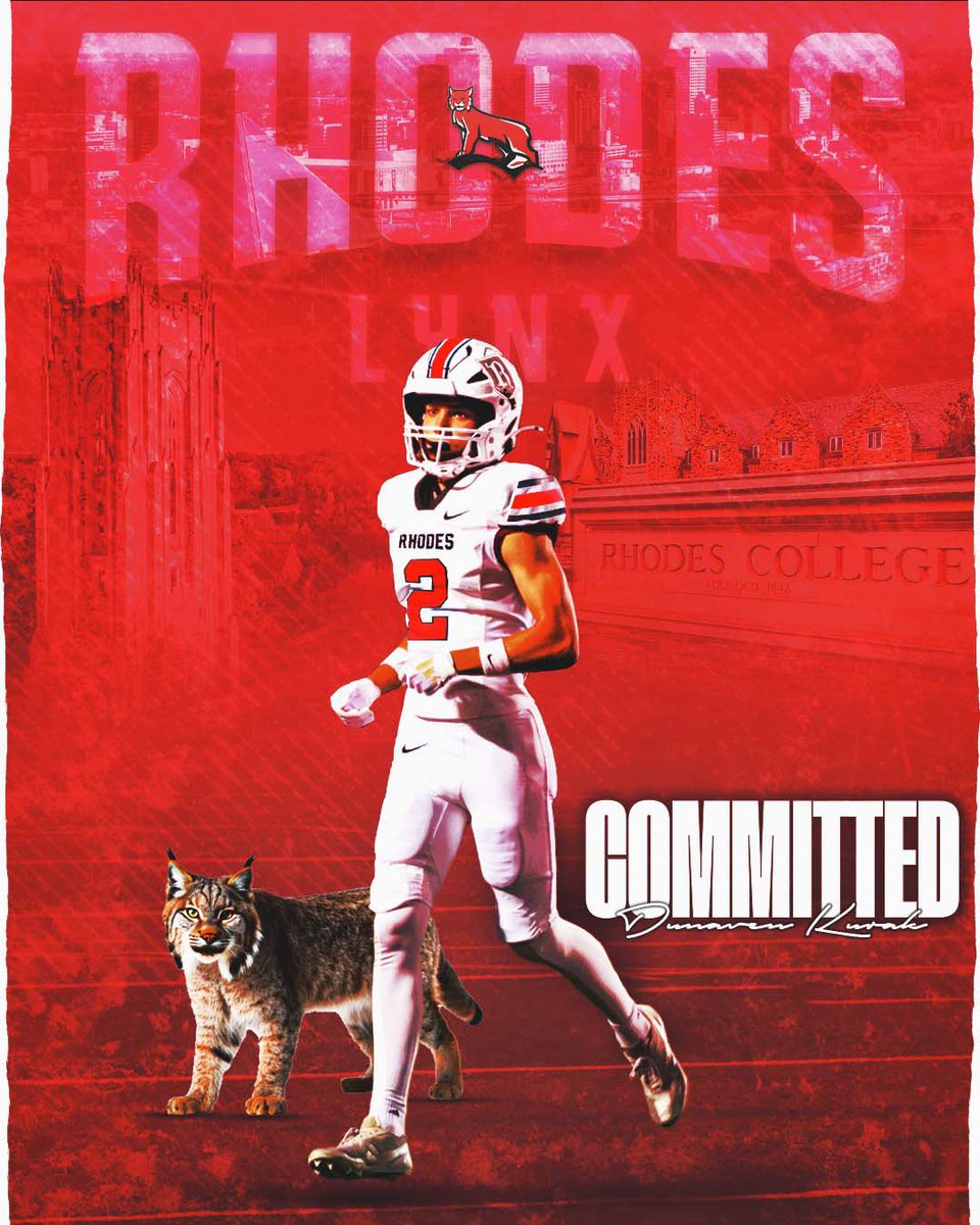 Dunaven Kurak (@kurakdunaven) on Twitter photo I am excited to announce that I will be continuing my academic and football career at Rhodes College! #rolllynx
<a href="/RhodesFootball/">Rhodes Football</a>
<a href="/coachrichduncan/">Rich Duncan</a>
<a href="/CoachKalb1/">Matt Kalb</a>
<a href="/AustinMaroonFB/">Austin High Football</a>
<a href="/CoachJonBrooks/">Jon Brooks</a>
<a href="/RecruitsCenTex/">Coach Jimmy Andrews</a>
<a href="/JasonKCecil/">Jason Cecil</a>
<a href="/var_austin/">VAR</a> I am excited to announce that I will be continuing my academic and football career at Rhodes College! #rolllynx
<a href="/RhodesFootball/">Rhodes Football</a>
<a href="/coachrichduncan/">Rich Duncan</a>
<a href="/CoachKalb1/">Matt Kalb</a>
<a href="/AustinMaroonFB/">Austin High Football</a>
<a href="/CoachJonBrooks/">Jon Brooks</a>
<a href="/RecruitsCenTex/">Coach Jimmy Andrews</a>
<a href="/JasonKCecil/">Jason Cecil</a>
<a href="/var_austin/">VAR</a>