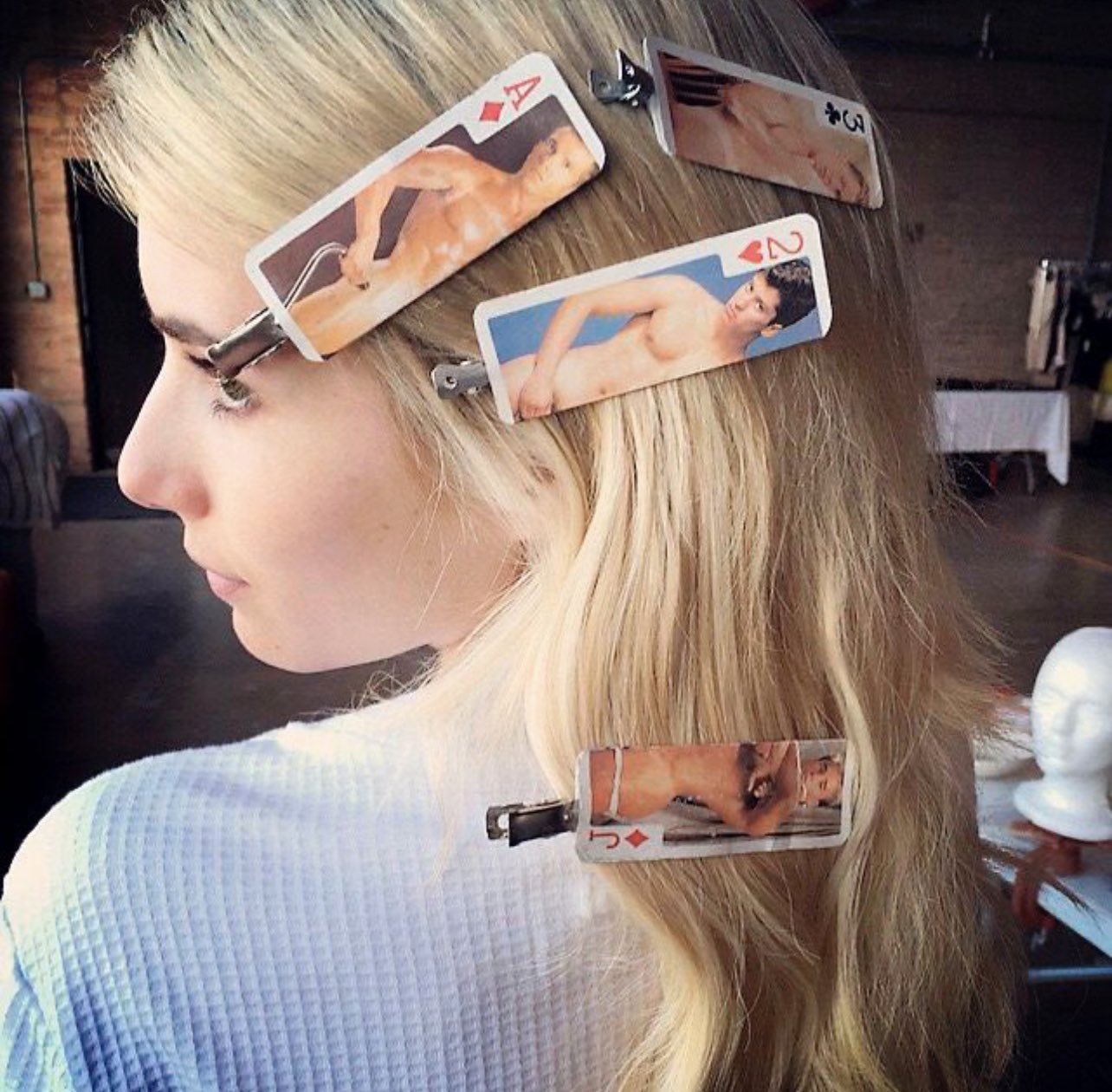 cinesthetic. on X: emma roberts having gay porn stars on crease curl pins  t.coBuYAP09AbF  X