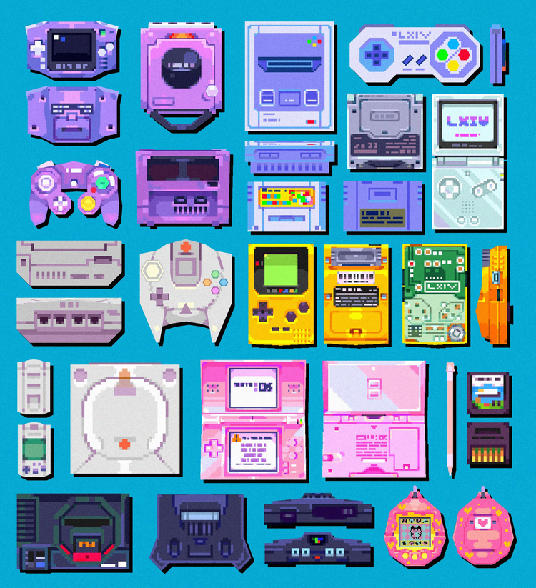 violxiv's tweet image. share ur app and 3 things u made with it! 💜🫶
#lowpoly #blockbench