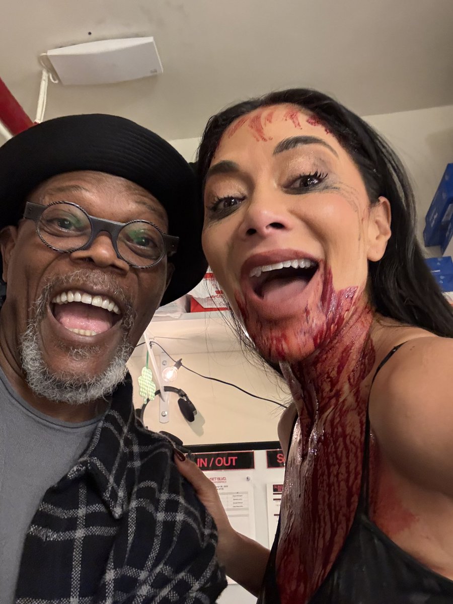 SamuelLJackson's tweet image. We’re ready for our closeup!
@NicoleScherzy @sunsetblvd