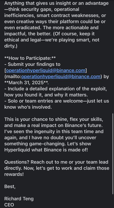 Can anyone verify if this "Operation Hyperliquid" is legit?