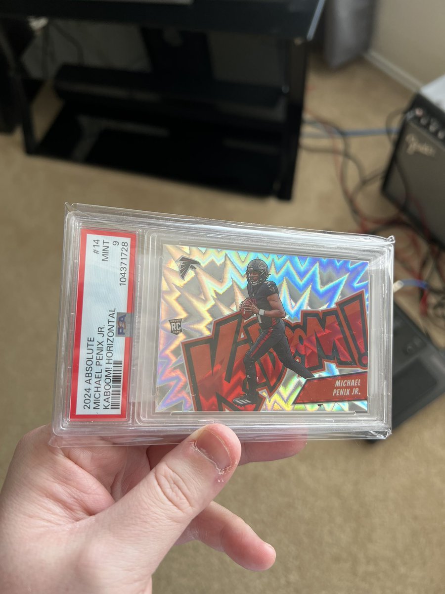 First graded slab secured for the National, thanks <a href="/ArenaClub/">Arena Club</a> 😎🤘🏻