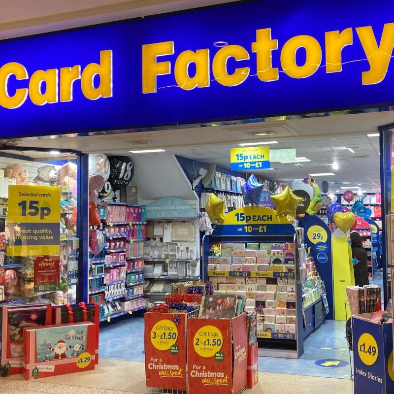 Today we welcomed two Card Factory stores to City Safe. Welcome 🙏