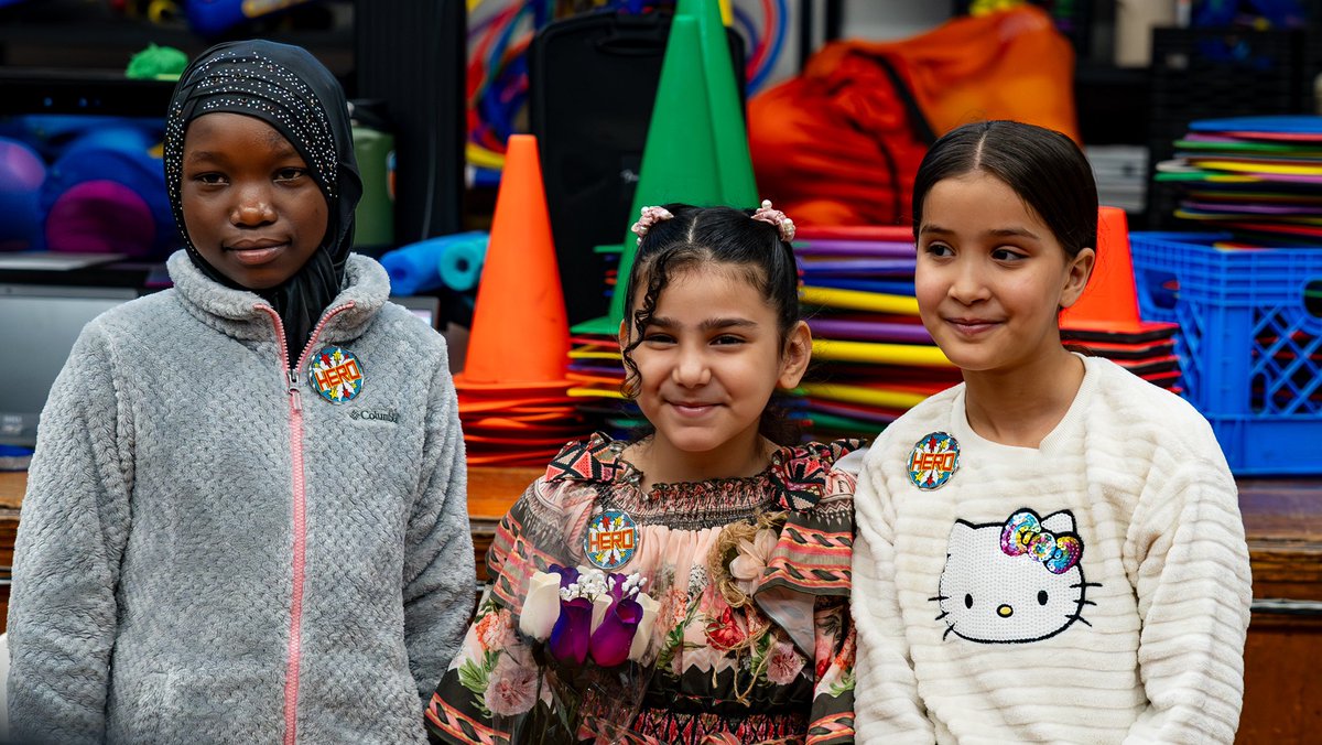 So proud of our Newcomer students and our Fogarty community. Today was a day that these girls will never forget, and neither will their proud families and teachers.  <a href="/pvdschools/">Providence Public Schools</a> <a href="/Mr_Tyrrell/">Dylan Tyrrell</a>  #FogartyPride