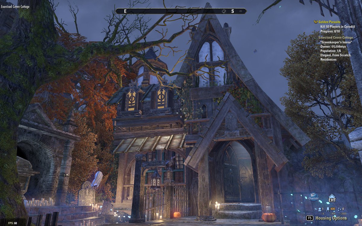 Spooky house by Lilithnya #elderscrollsonline #esohousing
