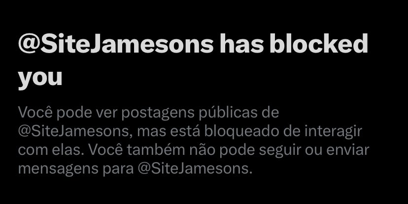 sociedadexmen's tweet photo. 🚨 OFF • A galera que me inspirou um tempo, trocamos algumas mensagens…

E por eu achar a piada Namor e Susan Storm paia me deram block.

Vejo que vocês realmente devem amar a democracia, me mostraram na prática como se lida com pensamentos diversos!

Parabéns, Jamesons! 👏👏👏 https://t.co/hefaZ4pSsU
