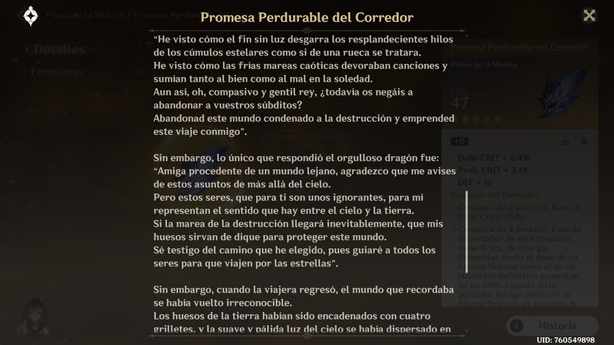 Shu_Hoshino's tweet photo. Decid lo que queráis de Genshin Impact.

Decid que es un mal juego.

Decid que es soporífero y tiene mucho texto.

Decid lo que queráis, ya que no dejan de ser opiniones y, por supuesto, el juego tiene cosas que mejorar BASTANTE.

Pero si hablamos de su lore... Genshin es ARTE. https://t.co/FHxRY9ebXK