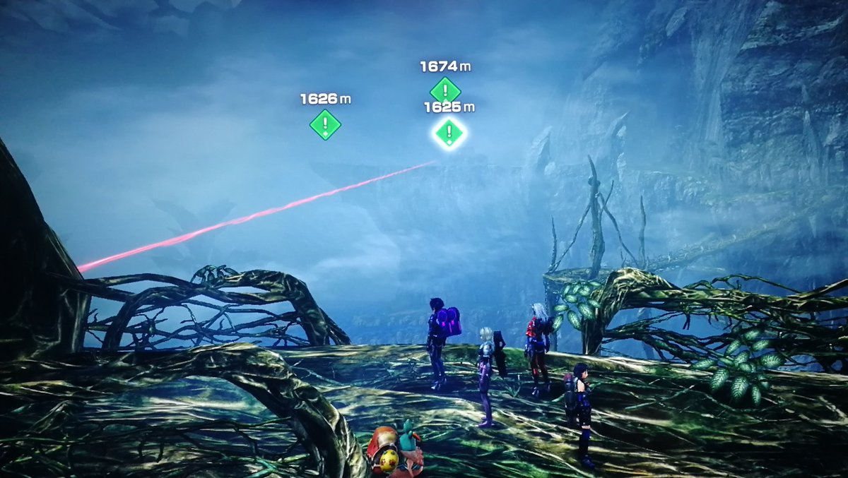 Thanks follow ball, really helpful, just like a real satnav. "go straight...  Into oblivion". All the fun of Xenoblade Chronicles X lol