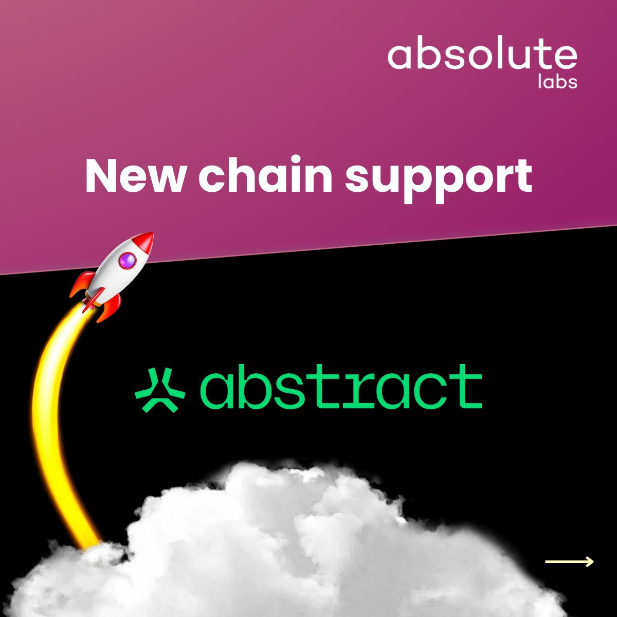 absolute_labs's tweet image. Gmabs ✳️!
On @AbstractChain&apos;s 2-month anniversary, Absolute Labs is proud to announce full support of the chain, bringing teams on Abstract the #1 platform to manage their audiences, implement advanced marketing and increase revenue.

To celebrate, here&apos;s 10 unique facts about…