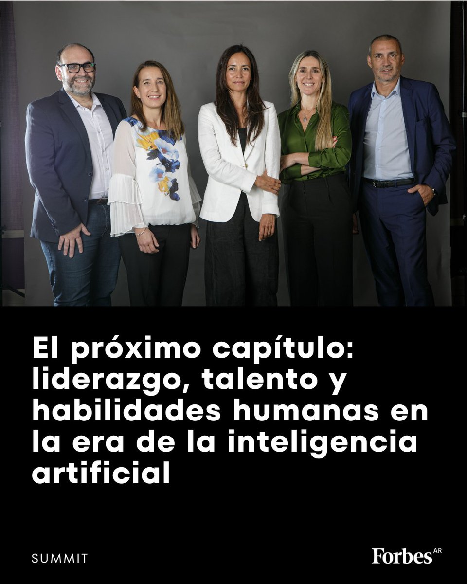 forbesargentina's tweet image. En el #ForbesFutureofWork Summit, referentes como Pablo Granado (PwC), María Constanza Quiñones (SAP), Verónica Rodríguez Bargiela (Aeropuertos Argentina), Alejandro Servide (Randstad) y Florencia Tiscornia (YPF), abordaron temas como el liderazgo y el talento en la era de la IA.