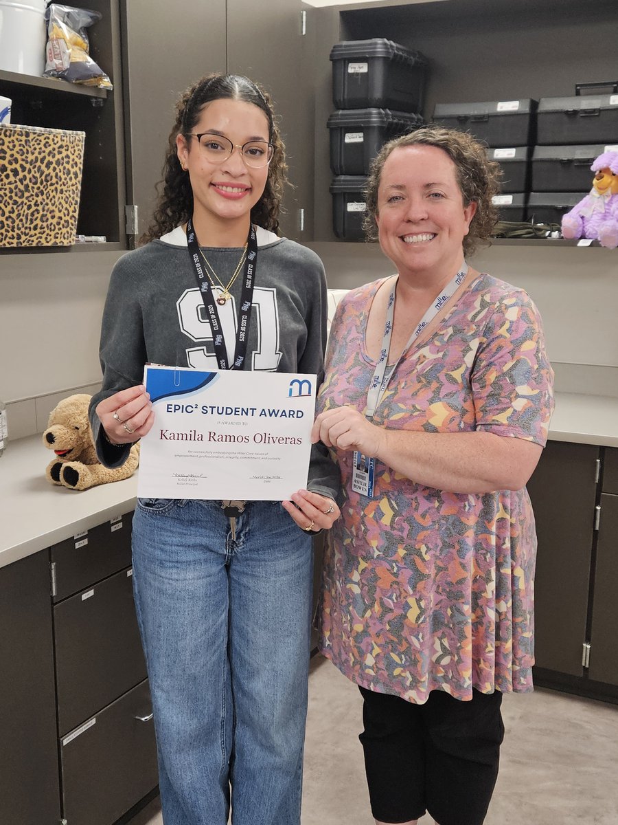 Miller Career & Technology Center (@mctc_realworld) on Twitter photo Congratulations to our March EPICC student award winners: Emani (Clinical Rotations) & Kamila (Vet Assisting)! These students have been excellent role models of our campus core values and it does not go unnoticed. We're proud to have them representing our campus! <a href="/PaetowHS/">Paetow High School</a> Congratulations to our March EPICC student award winners: Emani (Clinical Rotations) & Kamila (Vet Assisting)! These students have been excellent role models of our campus core values and it does not go unnoticed. We're proud to have them representing our campus! <a href="/PaetowHS/">Paetow High School</a>