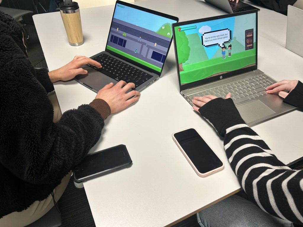 We turned a boring academic integrity course into an engaging FAIR Game! 🎮
Huge thanks to Caoimhe, Katie &amp; Muireann for leading today’s testing, amazing energy &amp; creativity! The feedback is powering the final version we will release soon!
#FAIRGame #SATLE #AcademicIntegrity #UCD