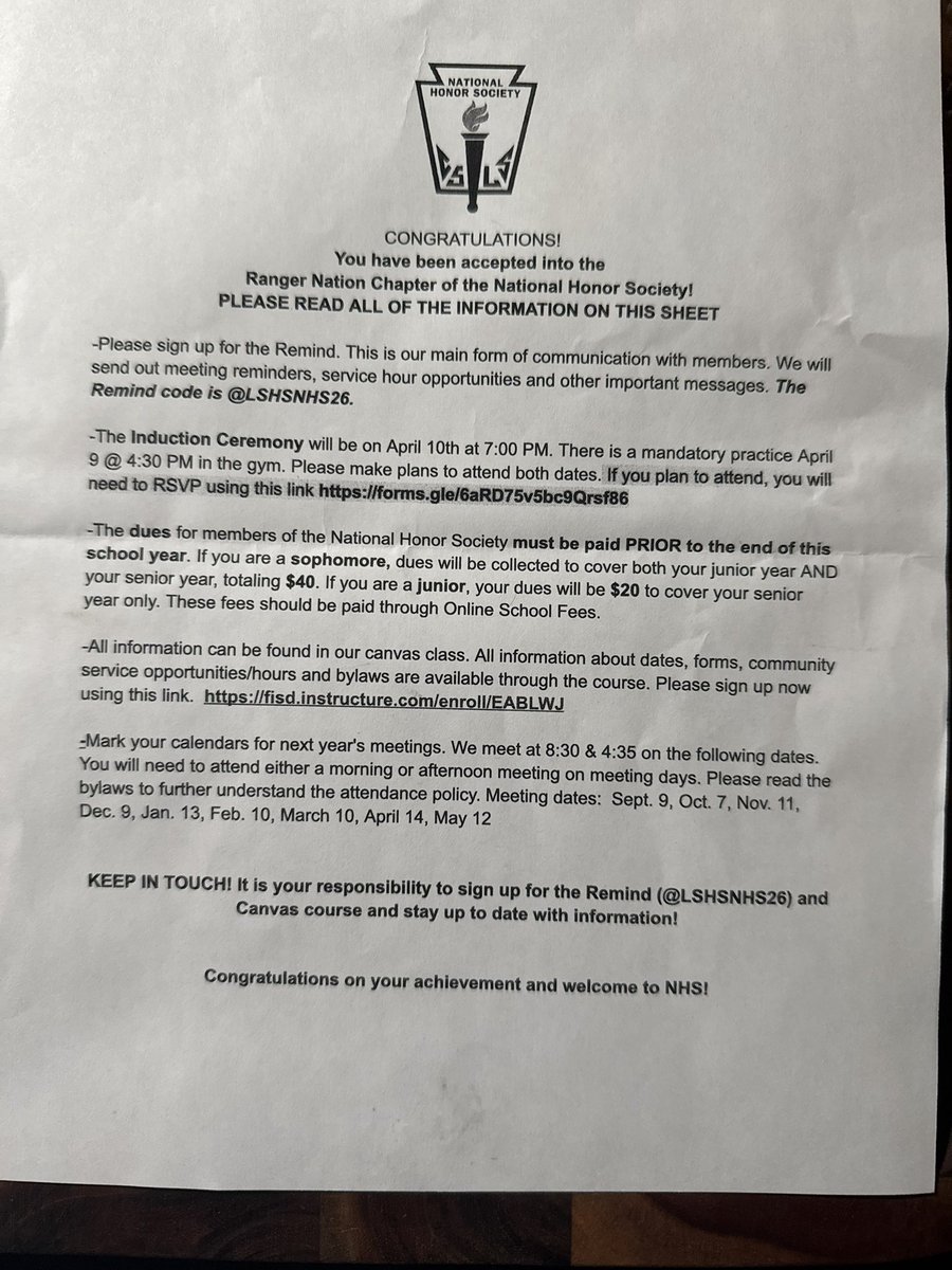 Student first then athlete! Got accepted into NHS the other day!