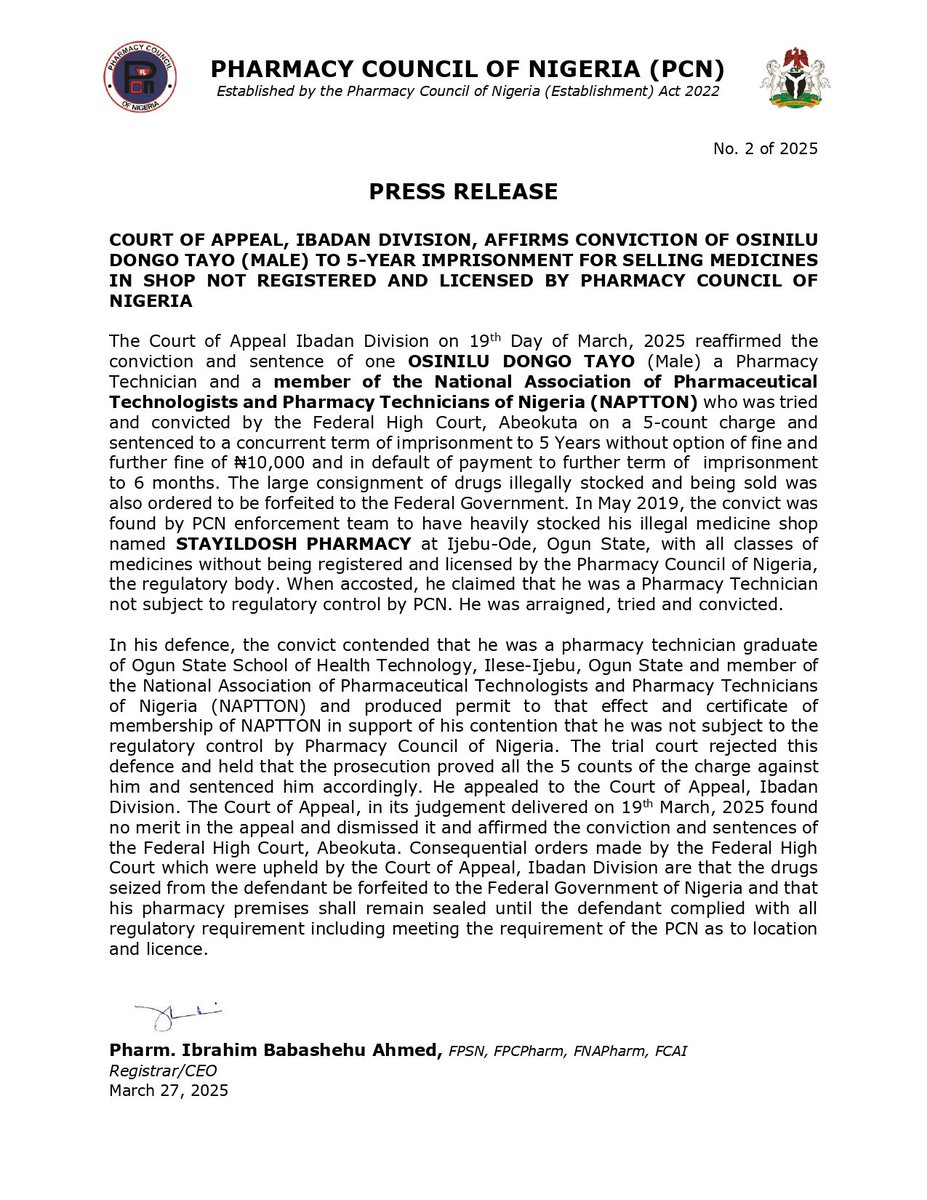 🚨 PRESS RELEASE