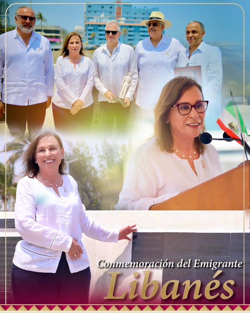 Es un honor para mí y mi familia que, en el marco de la conmemoración del Día del Emigrante Libanés, se devela esta placa en homenaje a mi abuelo, Luis Nahle Fake.

Veracruz es la puerta de entrada a México 🇲🇽, un lugar donde siempre encontrarán apoyo y fraternidad 🤝