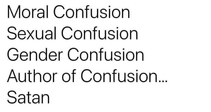FlatEarthZone's tweet image. Look around.
We’ve got kids questioning their gender, schools pushing perversion, and a world that applauds sin but mocks righteousness.
This isn’t progress.
It’s confusion…and it’s demonic.
Satan is the author of confusion.
But God? He brings truth, order, and life.
Stop…