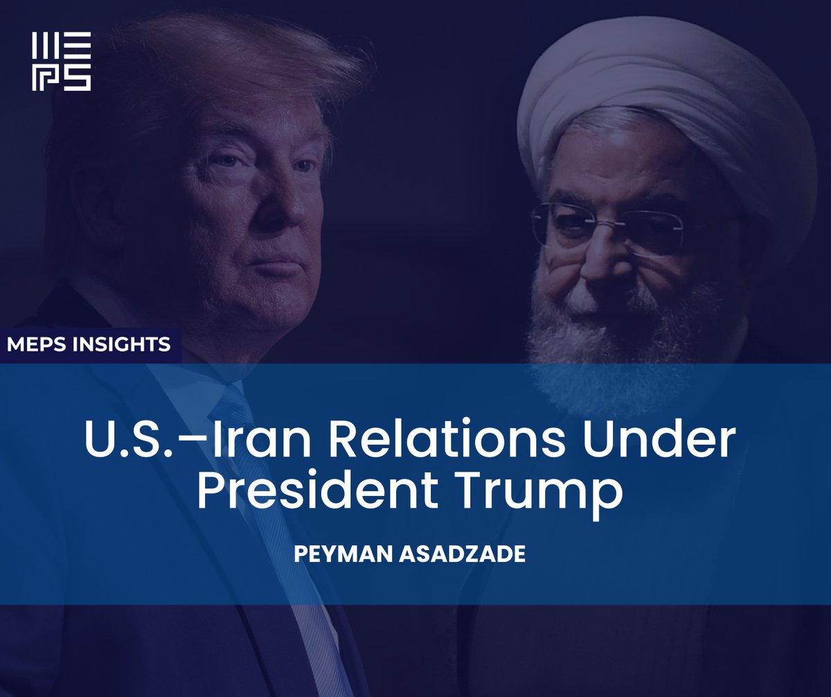 MEPS Forum (@mepsforum) on Twitter photo How will U.S.–Iran relations develop under President Trump? Writing for MEPS Insights, <a href="/PeymanAsadzade/">Peyman Asadzade</a>, post-doctoral fellow <a href="/MiddleEast_HKS/">Harvard's Middle East Initiative</a>, examines the future of the relationship amid heightened tensions in the region.
Read the full analysis: mepsforum.org/post/usiranrel… How will U.S.–Iran relations develop under President Trump? Writing for MEPS Insights, <a href="/PeymanAsadzade/">Peyman Asadzade</a>, post-doctoral fellow <a href="/MiddleEast_HKS/">Harvard's Middle East Initiative</a>, examines the future of the relationship amid heightened tensions in the region.
Read the full analysis: mepsforum.org/post/usiranrel…