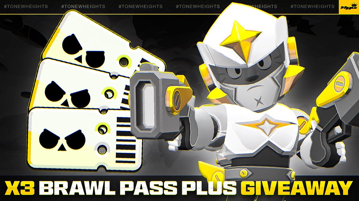 XempBS's tweet photo. ×3 Brawl Pass+ Giveaway!

To Enter:

• Like❤️and Retweet♻️
• Follow @Xemp33 &amp; @nhggbiz 
• Comment “#ToNewHeights”

BONUS ENTRY 
• Join the discord  https://t.co/GmfrwXyQf6 
• Follow the Instagram @ nhggbiz 

Winners announced in 7 days!

#BrawlStars | #ToNewHeights | https://t.co/auyFk9imsm