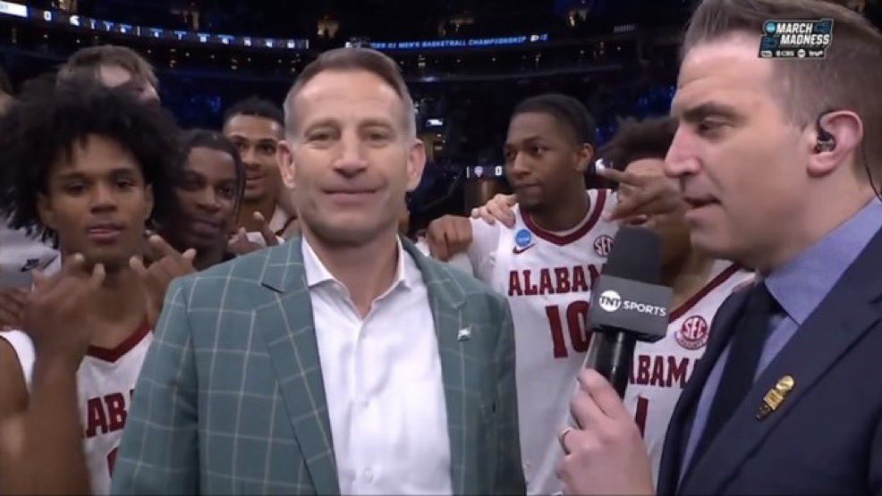 SSN_Alabama's tweet photo. Elite eight once again. 

Lifetime contract for the man. https://t.co/t9FEe0NJT8