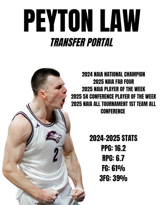 I want to thank Freed-Hardeman, Coach Drew Stutts, and Coach Grant Burns for the past 3 years. I’ve grown so much as player and a person, and I’m grateful for all the opportunities and support. After much thought, I’ve decided to enter the transfer portal and begin a new chapter.