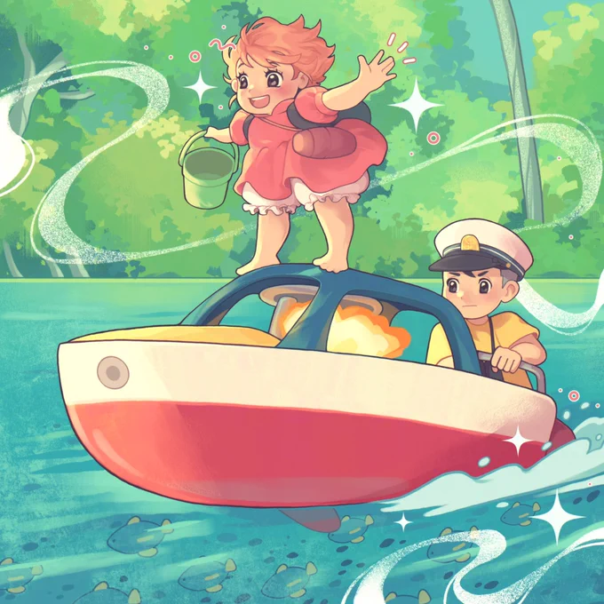 Hey AI dorks look what studying and learning from Ghibli art styles can do for you…. Maybe give it a go???? 