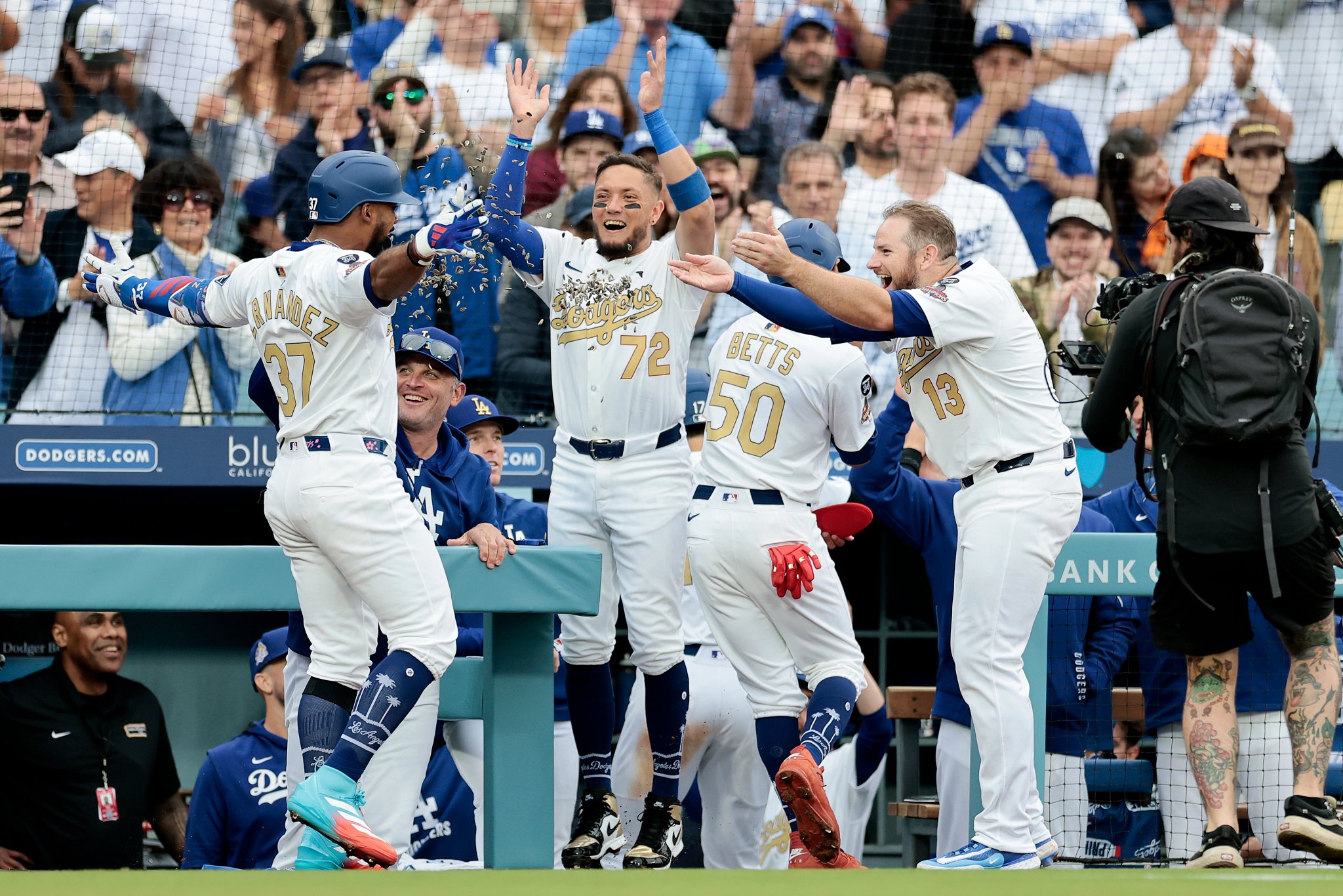 Noah Camras on X: "The Dodgers beat the Tigers on Opening Day, 5-4, and are now 3-0 to kick off their title defense season after sweeping the Tokyo Series. Blake Snell allowed
