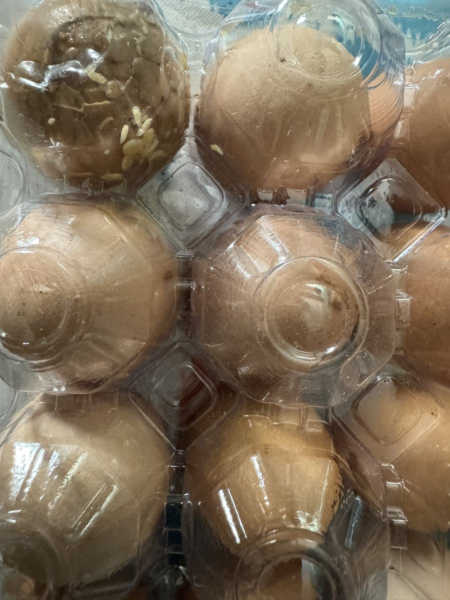 doctroshan's tweet photo. @Milkbasketin delivers rotten eggs with worms crawling over them and customer care executive says that they don’t have call facility to speak to the customer, appalling service and quality standards https://t.co/f6Bpg4qHaP