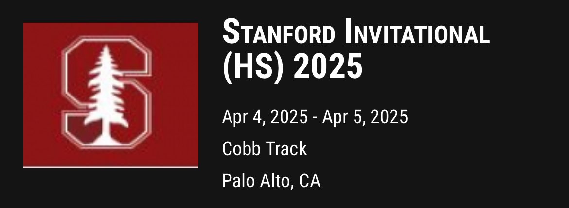 Jeremiah_Payne3's tweet photo. Super exited to have been invited to run with my guys @Stanford Invitational. Looking forward to the opportunity! @IHSTigerSports #4x200 #footballguys #trackguys #speed #compete #outworktheimpossible #playmakerselite https://t.co/hAI6MgdqcX