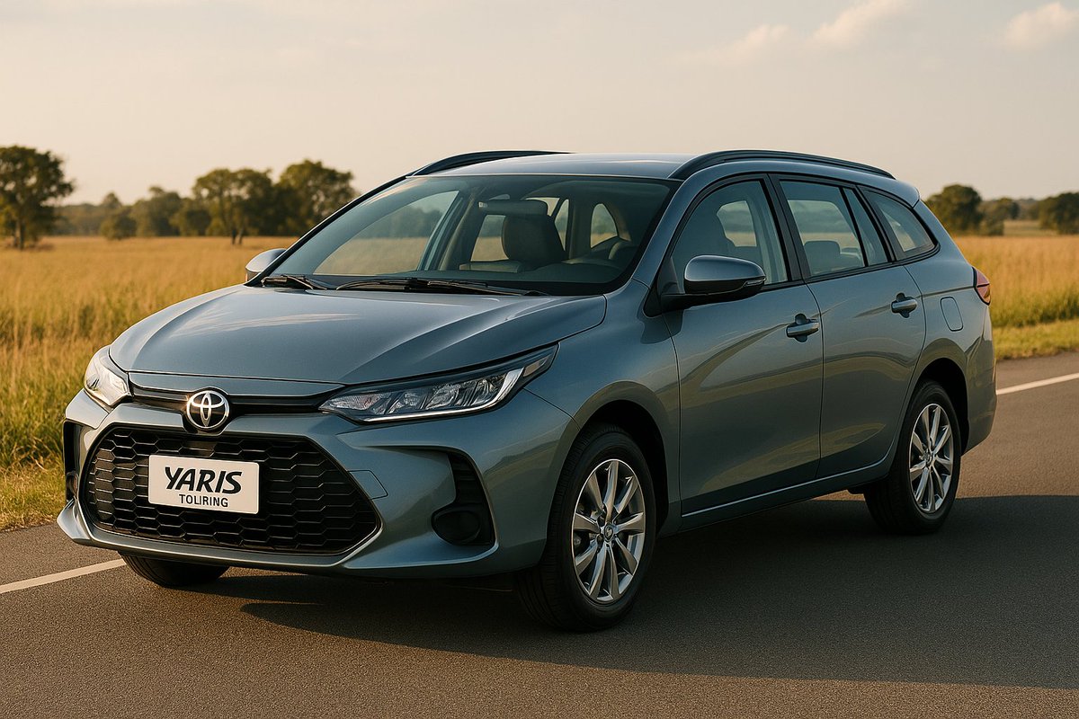 Ja tá chegando desde o Brasil o Novo Toyota Yaris Touring 2025