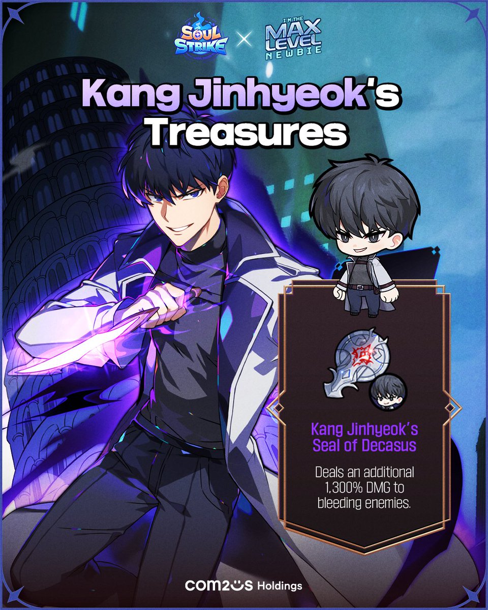 SoulStrike_EN's tweet photo. 🔥 Discover Kang Jinhyeok's Treasures! 💎✨

Want to claim it? Repost now! 🔄

Experience its true power in-game—don’t miss out! 🚀
📲https://t.co/QXJpbFl6XT

#SoulStrike #Crossover #Max_Level_Newbie #Webtoon #Character #Art #Anime #gamedev https://t.co/h4rEqhB0GR