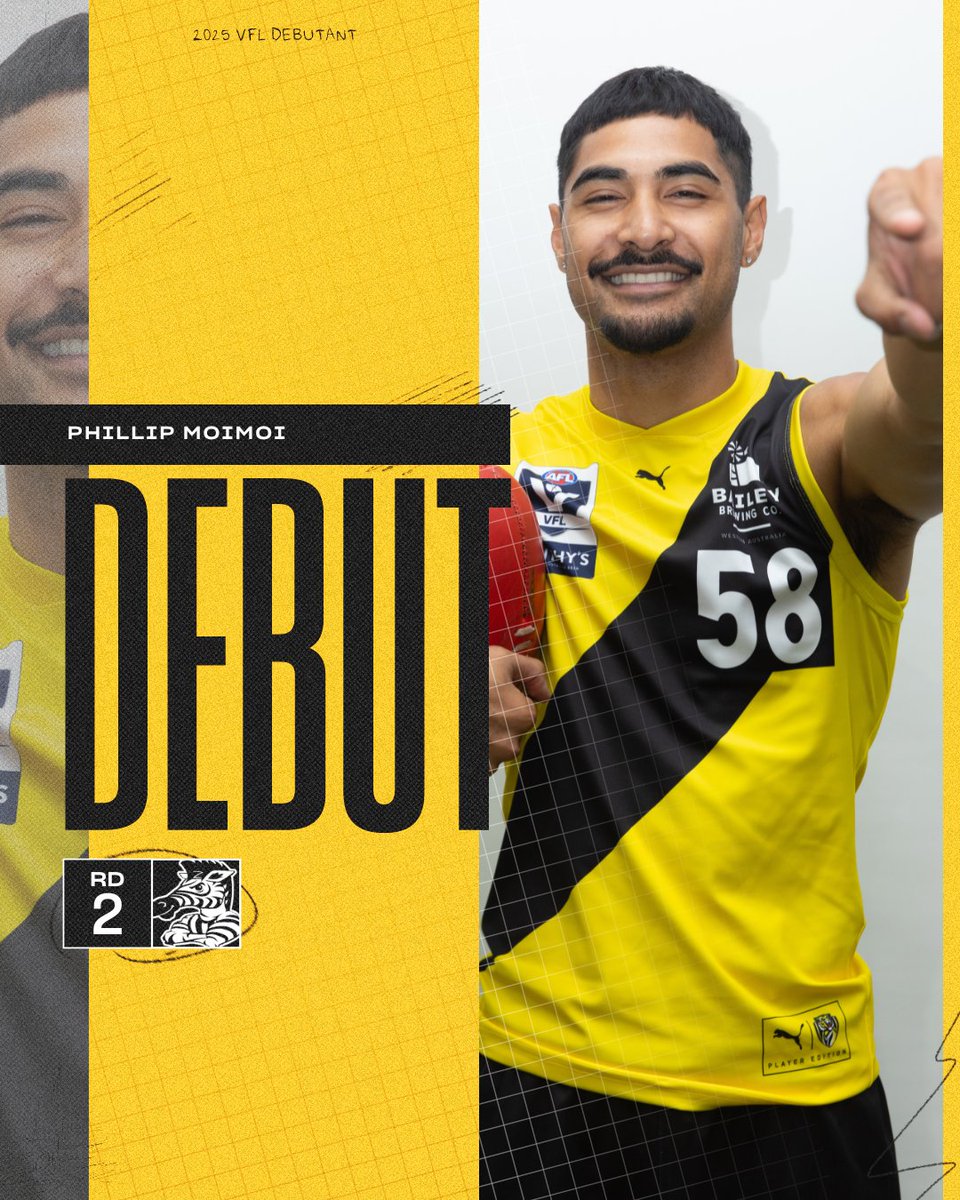 RichmondVFL's tweet photo. We're bringing three debutants to Moorabbin!

Go well, lads 💛 https://t.co/PSKdTuMqd6