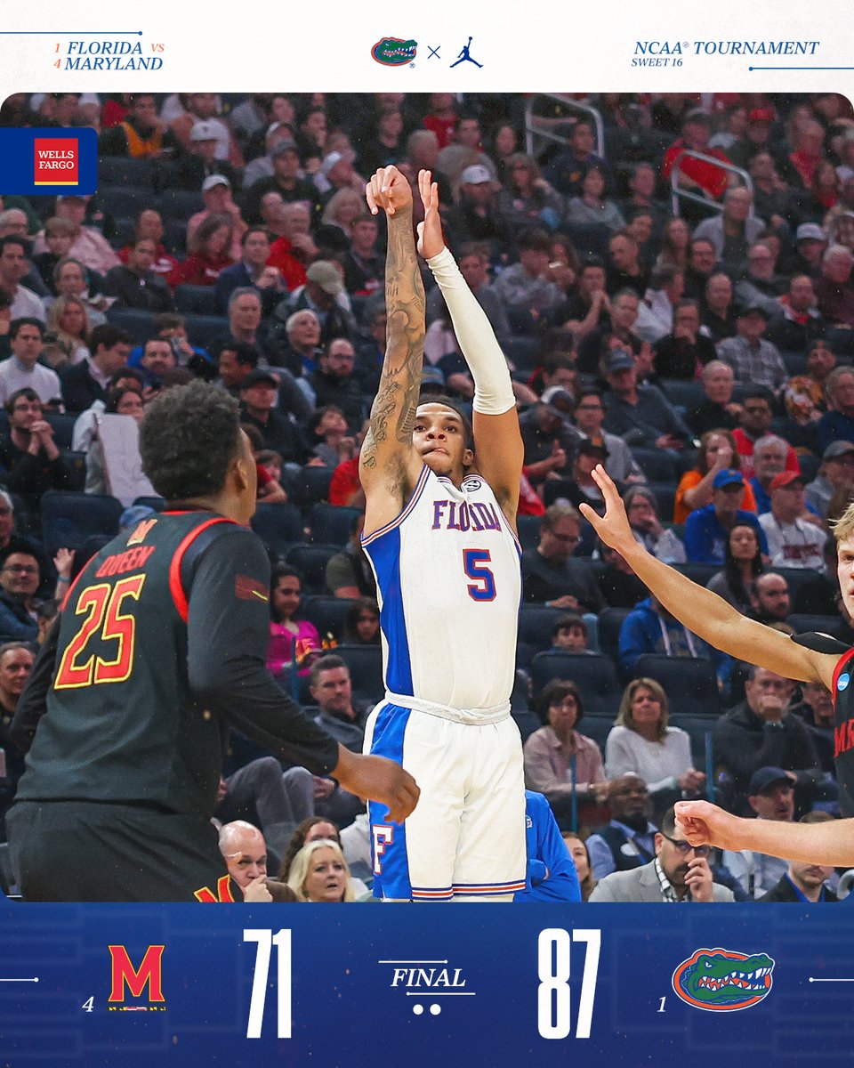 OH SO SWEET 

#GoGators | Presented by <a href="/WellsFargo/">Wells Fargo</a>