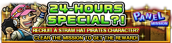 ONE_PIECE_TC's tweet photo. 24 Hours Special?! 💨

You need to be fast to clear all the mission and get yourself a new Nakama...maybe!

And what's that? 
Super Uso-Fest is up for 24 hours only too 👀

#ONEPIECE #OPTC https://t.co/7AsXXKU0ZS