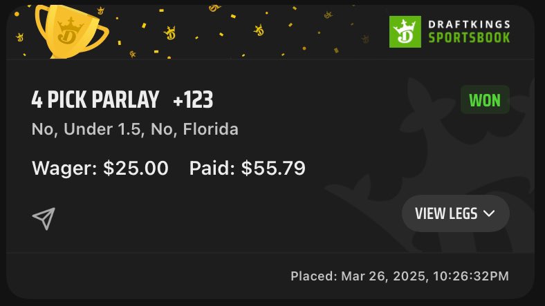 🪜MLB/CBB LADDER🪜

 DAY 1:
$25.00 ➡️ $55.00 ✅

Play will be dropped earlier in the day in the Discord ⬇️

linktr.ee/picksbyjq

#OPENINGDAY #MarchMadness