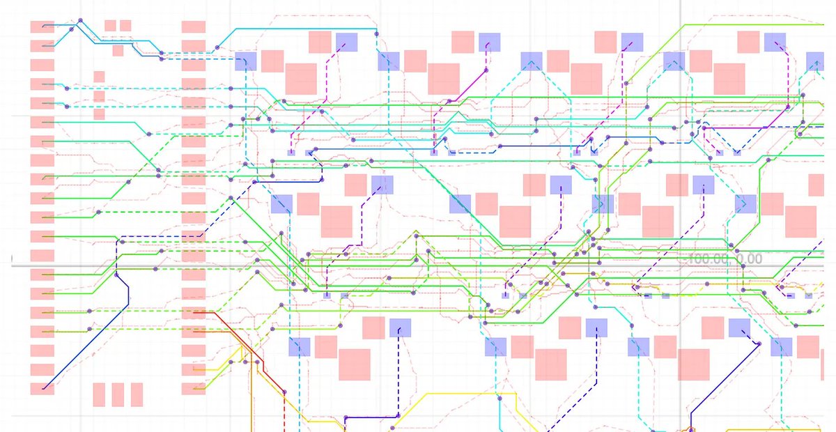 seveibar's tweet image. 13 things I would have told myself before building an autorouter 🧵
I’ve spent about a year working on an autorouter for tscircuit (an open-source electronics CAD kernel written in Typescript). If I could go back a year, these are the 13 things I would tell myself