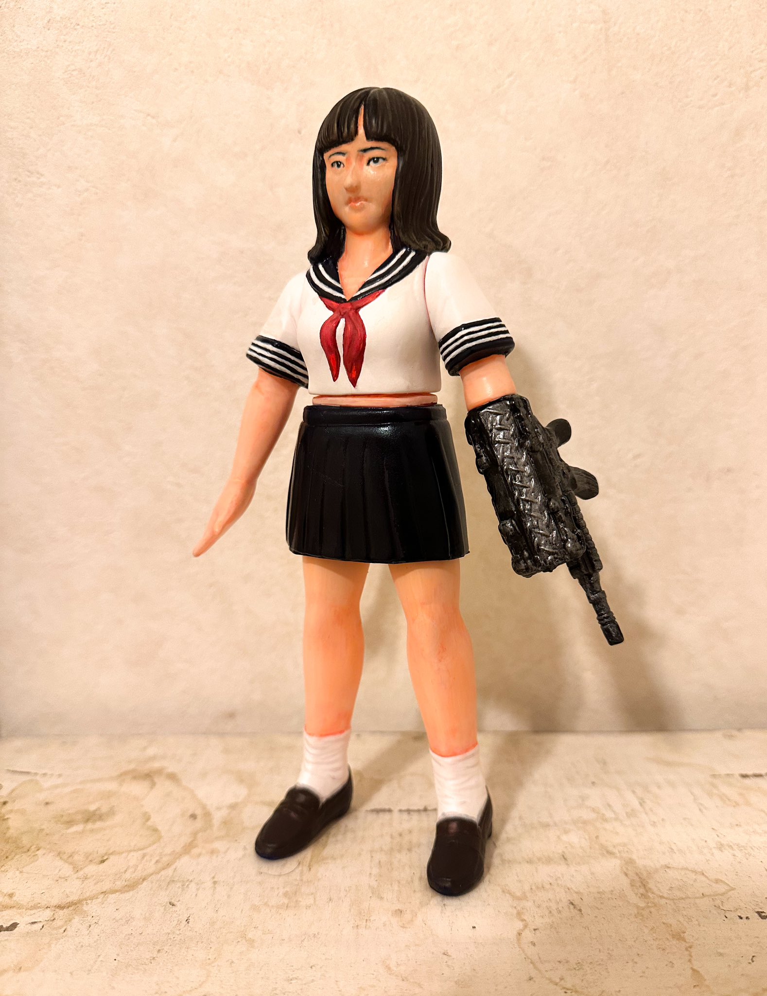 爆裂魔神少女　バーストマシンガール　ソフビ ビックワンクラフト】爆裂魔神少女 バーストマシンガール襲来