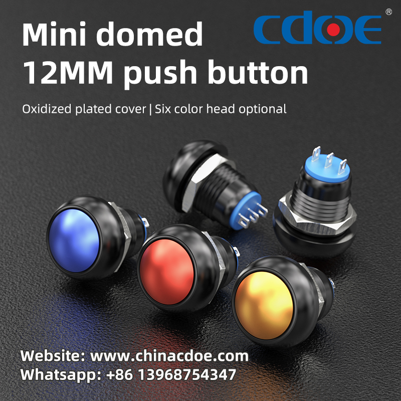 CDOEpushbutton's tweet image. 🏎️ ​Ultra-Compact Ball pushbuttons for Racing! 
✅ ​12mm Hole | ✅ ​0.1A/DC12V (Low Power, High Precision) 🔥 ​Aluminum Alloy (Lightweight + Durable) | ​​-25°C~+65°C 💡 ​6 Colors (Red/Yellow/Blue/Green/White/Black) ⚙️ ​Self-Reset/Lock | ​Solderless Pins  #RacingTech #CustomButton