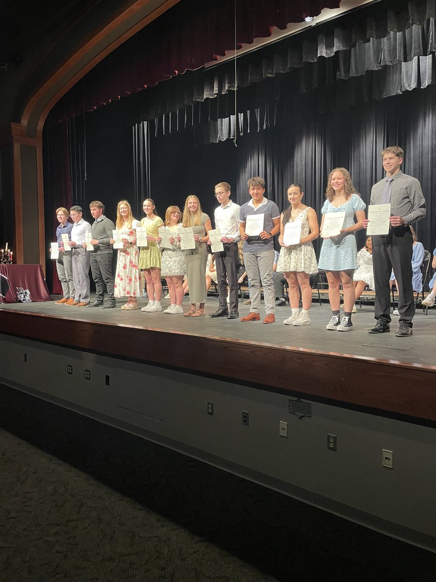 Congratulations to our National Honor &amp; Junior Honor Society Inductees &amp; Members! Great night celebrating your hard work &amp; accomplishments. Keep up the great work, Lancers!! #OneElba