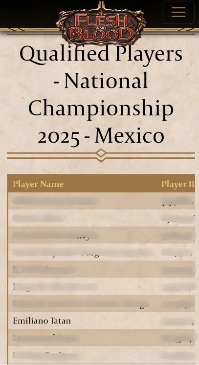 Tatantrum's tweet image. 42W/3L en eventos oficiales, gané el Skirmish y el RTN.
Ahora por el Nacional 😈 #fleshandblood