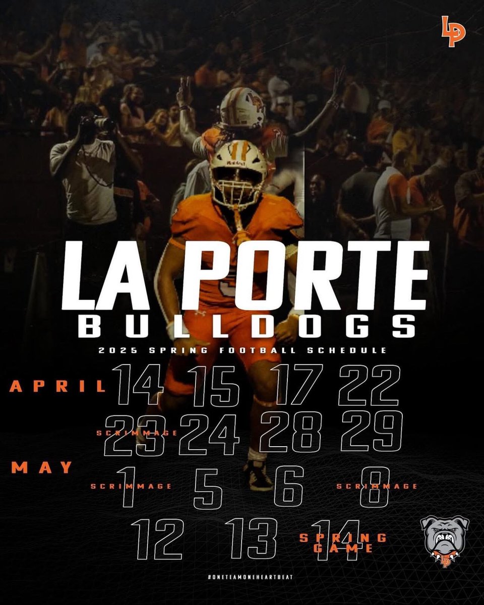 Ashton Ruffin (@ashtonruffin9) on Twitter photo Spring schedule out!!! Come stop by practice and the spring game…we knocking heads all spring long. <a href="/CoachMMcGraw/">Marcus McGraw</a> <a href="/coachkwhitely/">Keith Whitely, M.Ed</a> <a href="/coach_Koy/">Koy Richardson</a> <a href="/k_berneathy/">Kevin Berneathy</a> <a href="/lpisd/">La Porte ISD</a> <a href="/RecruitLP/">La Porte HS Recruiting (ALL SPORTS)</a> Spring schedule out!!! Come stop by practice and the spring game…we knocking heads all spring long. <a href="/CoachMMcGraw/">Marcus McGraw</a> <a href="/coachkwhitely/">Keith Whitely, M.Ed</a> <a href="/coach_Koy/">Koy Richardson</a> <a href="/k_berneathy/">Kevin Berneathy</a> <a href="/lpisd/">La Porte ISD</a> <a href="/RecruitLP/">La Porte HS Recruiting (ALL SPORTS)</a>