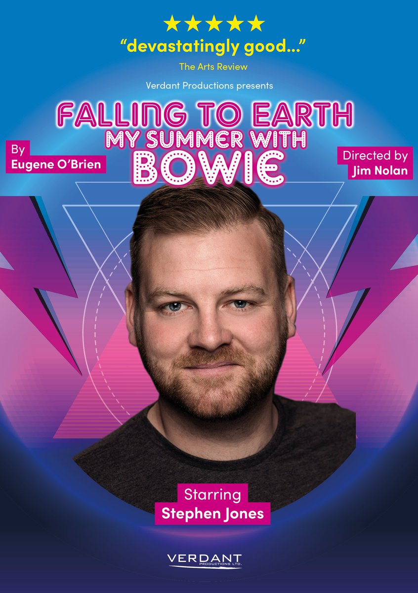 Verdant Productions (@verdantproduct1) on Twitter photo FALLING TO EARTH: My Summer With Bowie by Eugene O’Brien
Starring <a href="/1stejones/">Stephen Jones</a>
from 12 May to 21 June
#WorldTheatreDay
"devastatingly good"
The Arts Review★★★★★
<a href="/Viking_Theatre/">Viking Theatre</a> <a href="/theatreroyalw/">Theatre Royal</a>
<a href="/EverymanCork/">The Everyman</a>
<a href="/axisBallymun/">axis Ballymun</a> <a href="/civictheatre/">The Civic</a>
<a href="/dlrMillTheatre/">dlr Mill Theatre</a>
<a href="/mermaidarts/">Mermaid Arts Centre</a>
<a href="/LyricBelfast/">Lyric Theatre Belfast</a> FALLING TO EARTH: My Summer With Bowie by Eugene O’Brien
Starring <a href="/1stejones/">Stephen Jones</a>
from 12 May to 21 June
#WorldTheatreDay
"devastatingly good"
The Arts Review★★★★★
<a href="/Viking_Theatre/">Viking Theatre</a> <a href="/theatreroyalw/">Theatre Royal</a>
<a href="/EverymanCork/">The Everyman</a>
<a href="/axisBallymun/">axis Ballymun</a> <a href="/civictheatre/">The Civic</a>
<a href="/dlrMillTheatre/">dlr Mill Theatre</a>
<a href="/mermaidarts/">Mermaid Arts Centre</a>
<a href="/LyricBelfast/">Lyric Theatre Belfast</a>