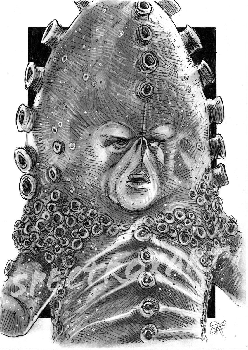 "All resistance will be crushed. We shall change the destiny of Earth." Zygon (Doctor Who).

#doctorwho #classicdoctorwho #terrorofthezygons #zygon #4thdoctor #doctorwhoandthelochnessmonster #penandink #artcommission 

A4 Ball-Point Pen &amp; Pencil.

ebay.co.uk/usr/spectroxart