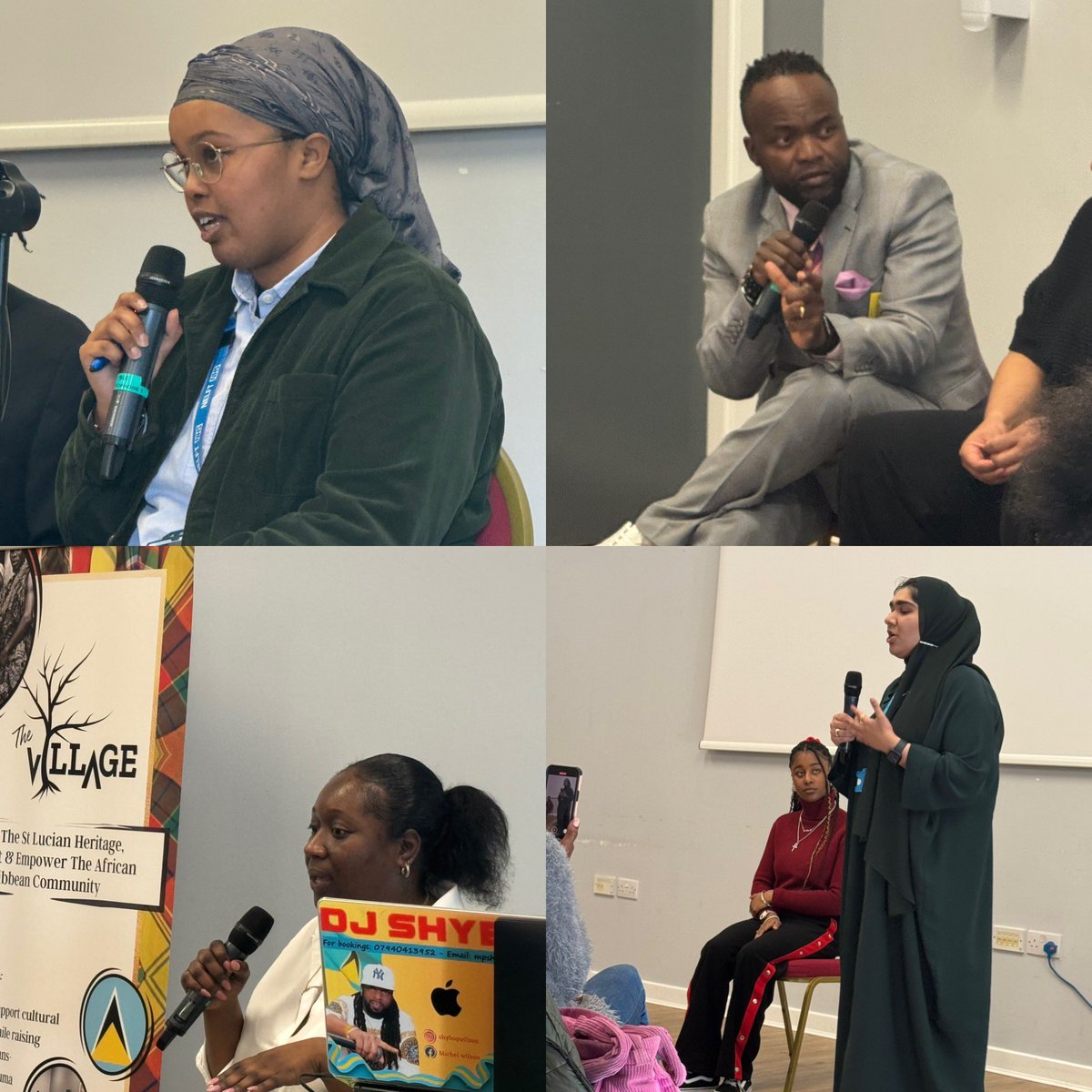 We also had at the pop up clinic hair cutters / massage therapists / celebrated Afro Caribbean food - we had talks / listened to amazing Afrocaribean residents with lived experience in diabetes &amp;sickle cell anemia giving talks /panel talks - &amp;as GPs we saw anyone and treated