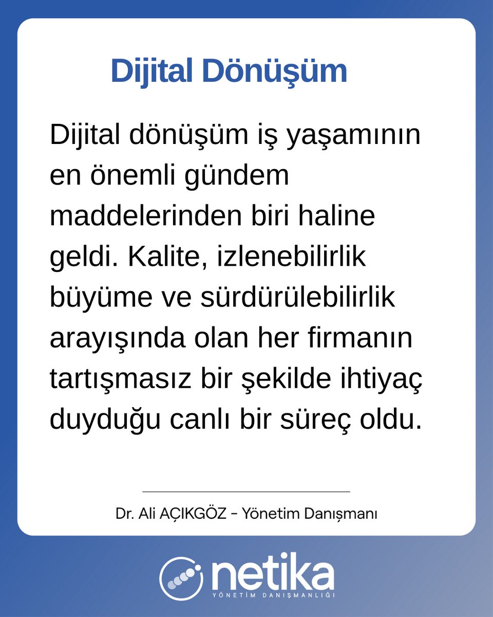 Netika Yönetim Danışmanlığı (@netikayd) on Twitter photo 